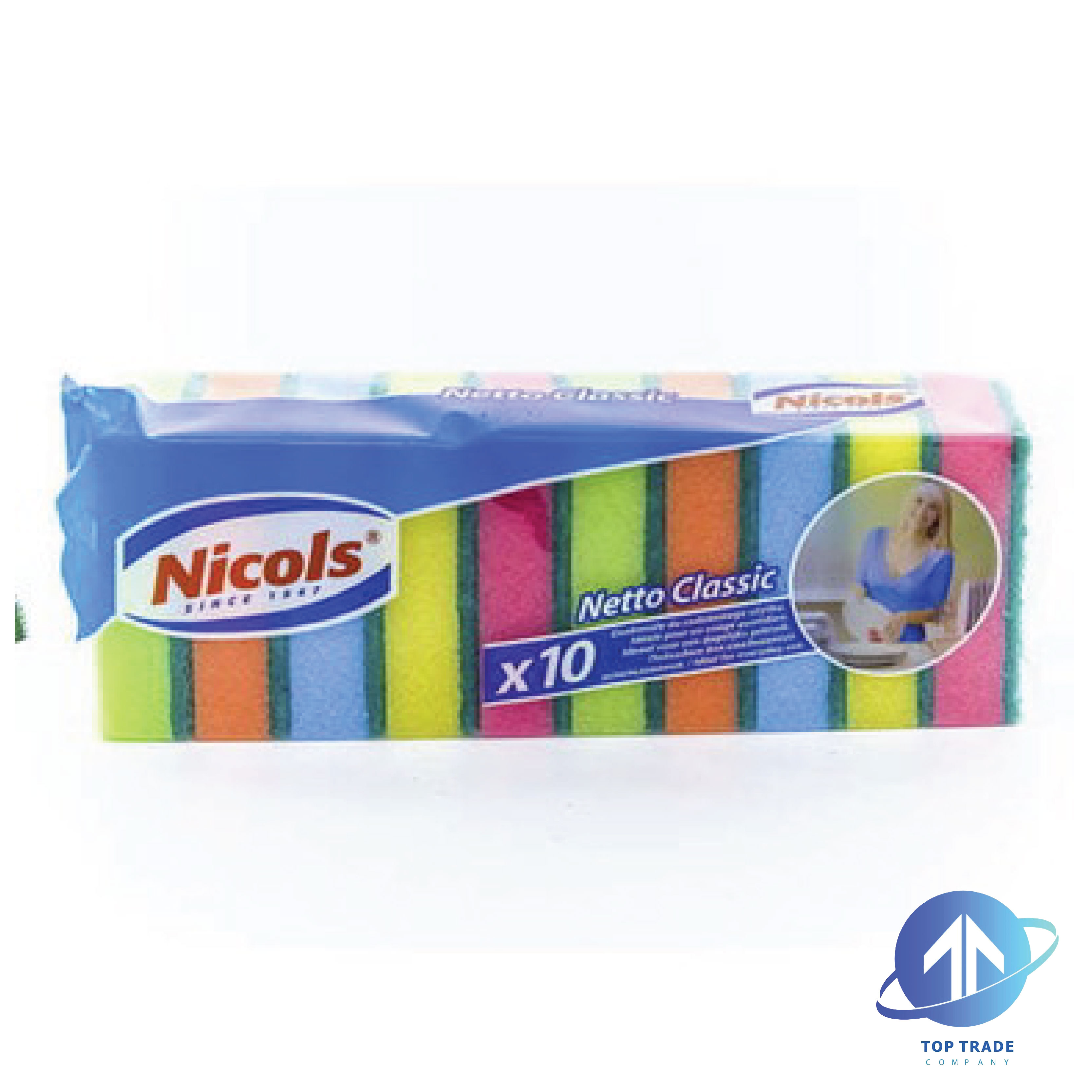 Nicols scouring pad synthetic classic 10pcs